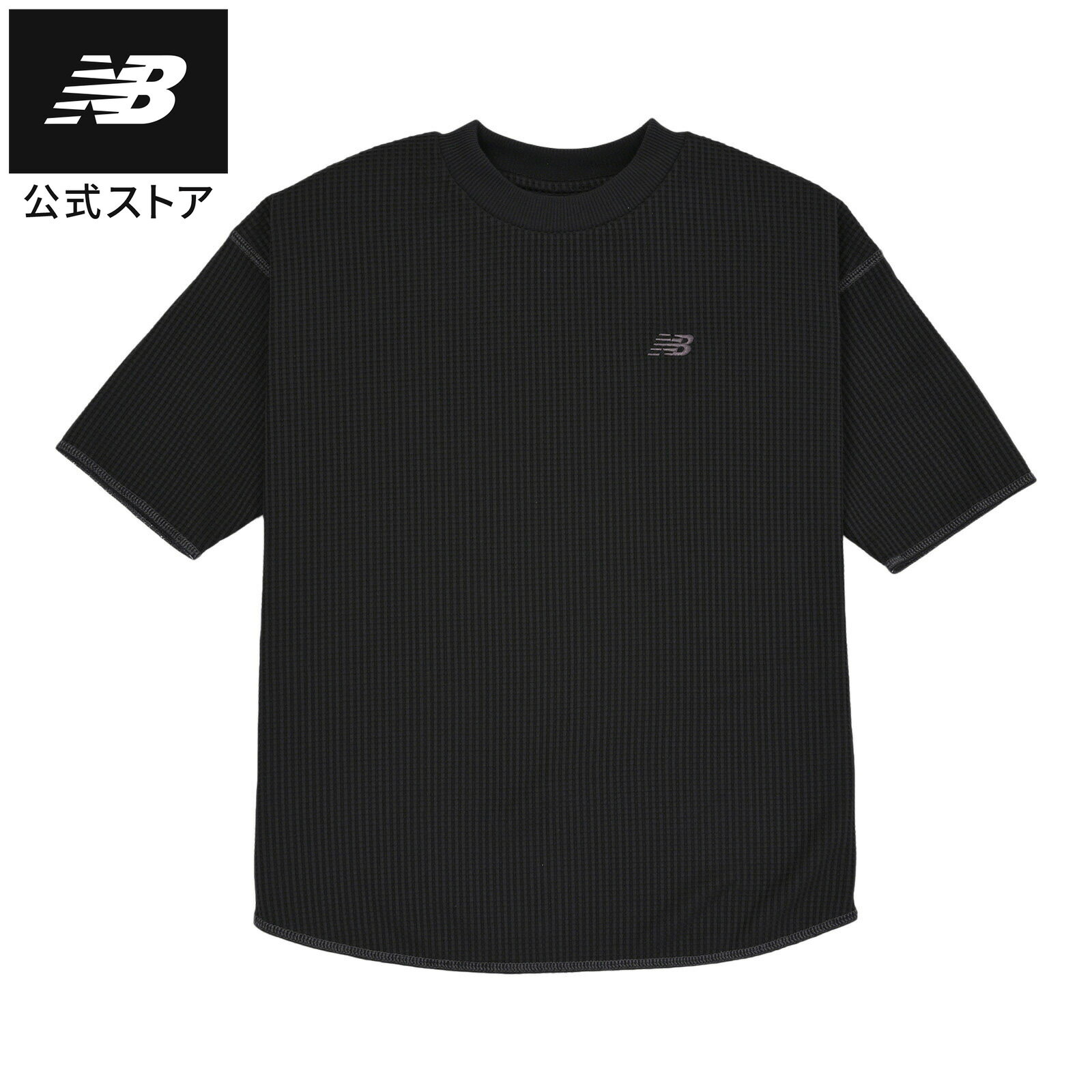 【公式】ニューバランス ワッフルショートスリーブTシャツ 5分丈 アパレル 半袖 Tシャツ 運動 ス