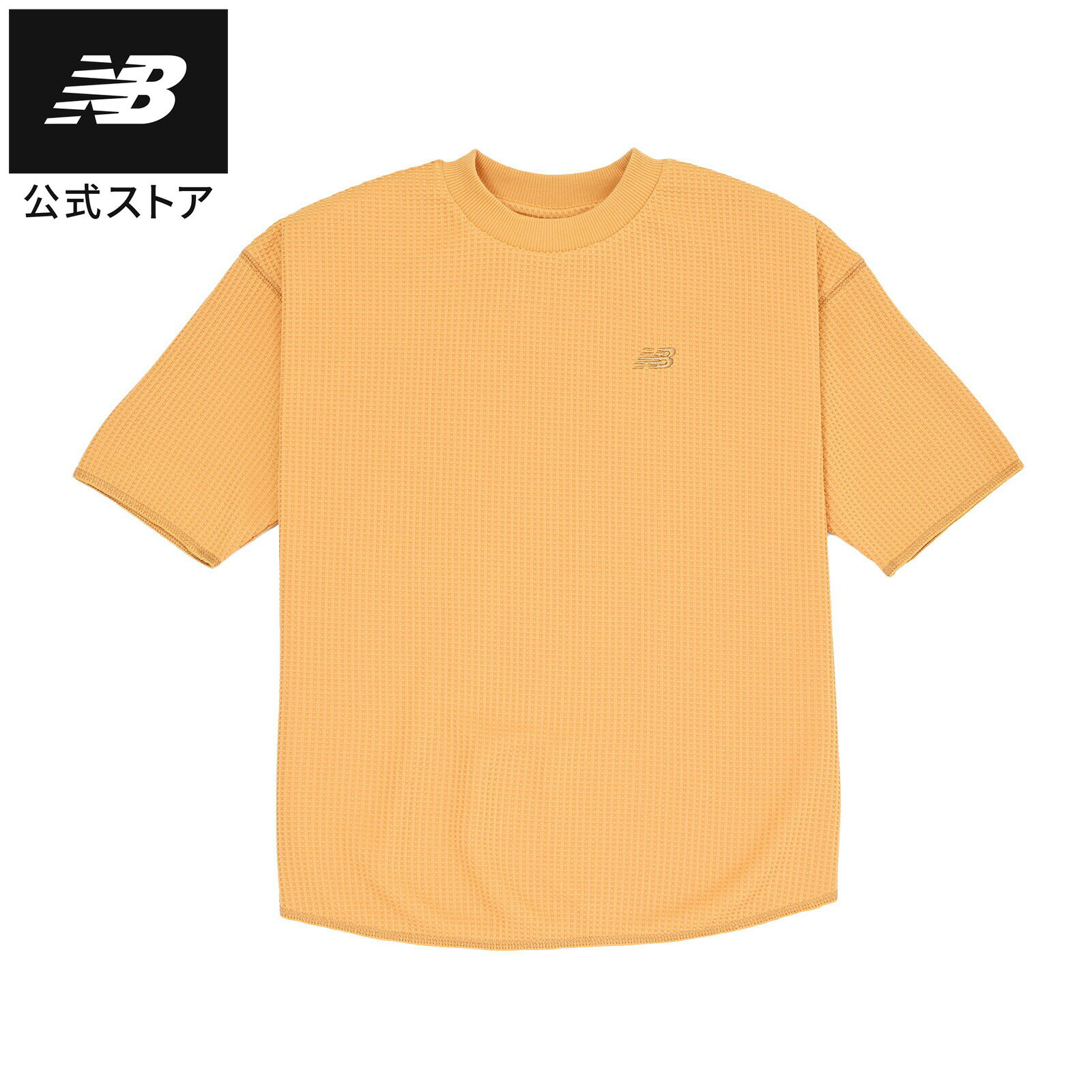 【公式】ニューバランス ワッフルショートスリーブTシャツ 5分丈 アパレル 半袖 半袖 Tシャツ 運