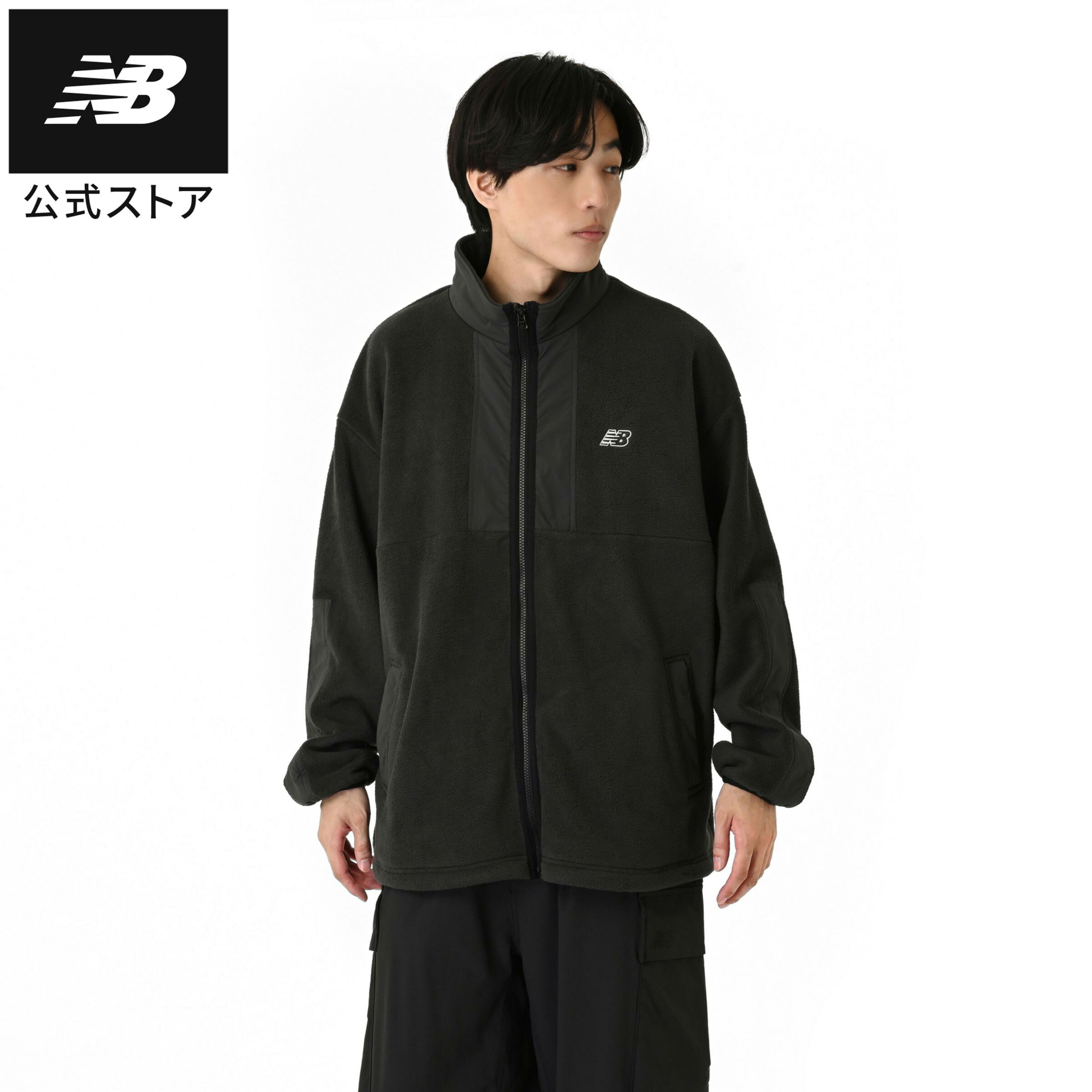 【公式】ニューバランス NB刺繍フリースジャケット アパレル アウター ウェア 運動 スポーツ カジュアル 快適 ファッション 屋内 屋外 贈り物 ギフト メンズ 男性