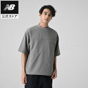 【公式】ニューバランス MET24 Woven Mockneck Tee アパレル 半袖 Tシャツ 運動 スポーツ カジュアル 快適 ファッション 屋内 屋外 贈り物 ギフト メンズ 男性 吸汗速乾 吸湿 ドライ さらさら 機能性素材