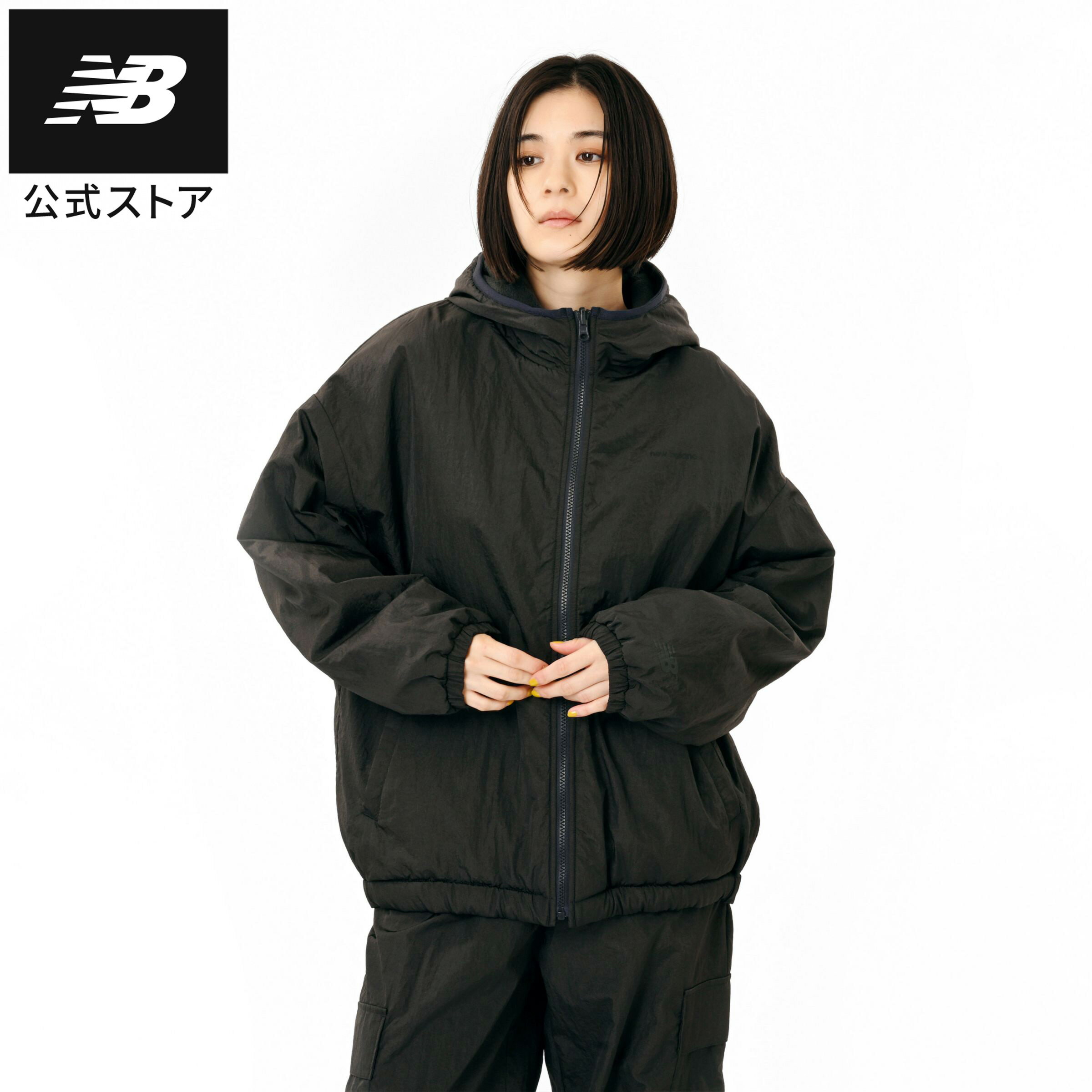 【公式】ニューバランス リバーシブルボアジャケット アパレル アウター ウェア 運動 スポーツ カジュアル 快適 ファッション 屋内 屋外 贈り物 ギフト レディース ウィメンズ 女性のサムネイル