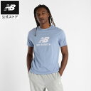 【公式】ニューバランス New Balance Stacked Logo ショートスリーブTシャツ アパレル 半袖 Tシャツ 運動 スポーツ カジュアル 快適 ファッション 屋内 屋外 贈り物 ギフト メンズ 男性