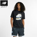 【公式】ニューバランス Fitness Center ショートスリーブTシャツ アパレル 半袖 Tシャツ 運動 スポーツ カジュアル 快適 ファッション 屋内 ...