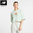 【公式】ニューバランス Athletics フラワー オーバーサイズクロップショートスリーブTシャツ アパレル 半袖 Tシャツ 運動 スポーツ カジュアル 快適...