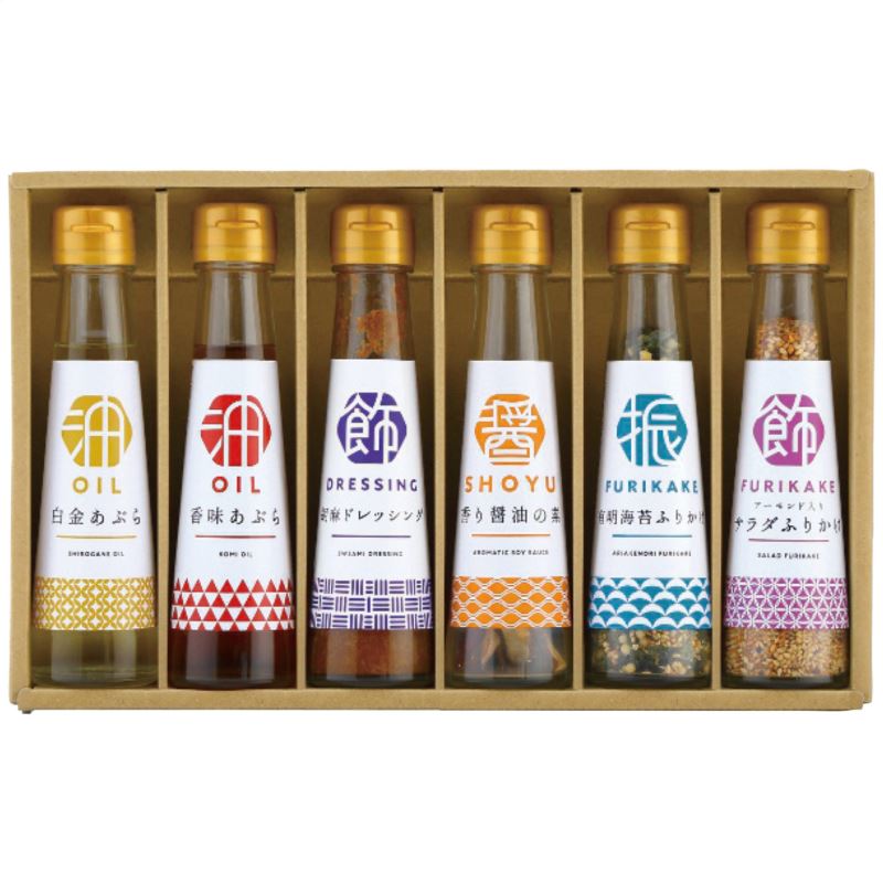 タクセイ オクルヤ調味料詰合せ 食卓の彩り SC-6A 日本製 醤油・調味料 内祝い 出産内祝い 出産祝い 景品 結婚内祝い 引き出物 クーポン配布中
