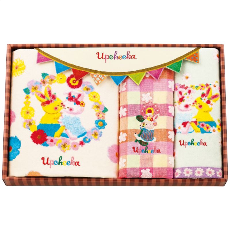 【まとめ買い10セット】 アプチェカバス・フェイスタオルセット ブランドタオル 内祝い 出産内祝い 出産祝い 景品 結婚内祝い 引き出物 クーポン配布中