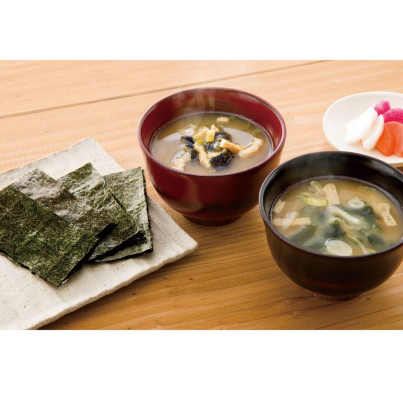 【まとめ買い5セット】 フリーズドライみそ汁＆有明のりセット NF-CON 日本製 和惣菜 内祝い 結婚内祝い 出産内祝い 景品 結婚祝い 引き出物 香典返し クーポン配布中