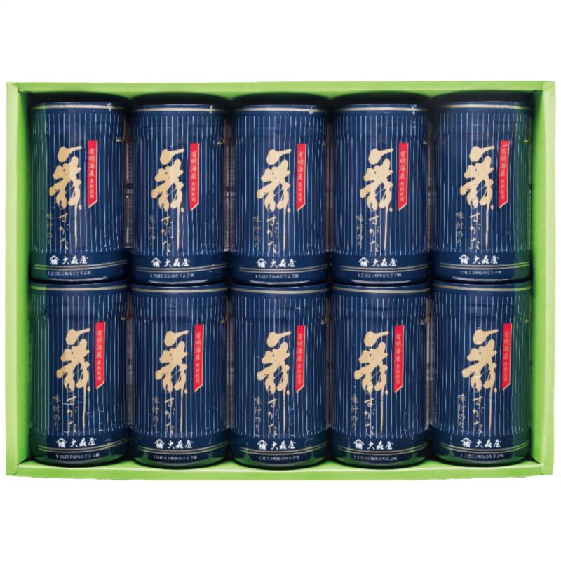 【まとめ買い10セット】大森屋 舞すがた味のり卓上詰合せ NA-50G 日本製 海苔 内祝い 結婚内祝い 出産内祝い 景品 結婚祝い 引き出物 香典返し クーポン配布中