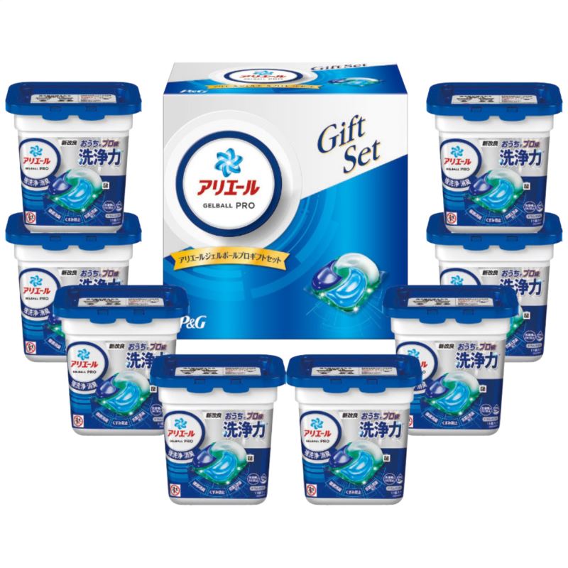 【まとめ買い10セット】 P&Gアリエールジェルボール洗剤ギフトセット PGAG-50E 日本製 洗剤 内祝い 結婚内祝い 出産内祝い 景品 結婚祝い 引き出物 香典返し クーポン配布中
