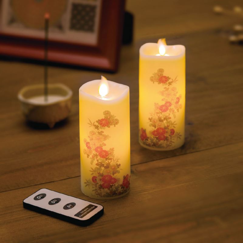 【まとめ買い5セット】カメヤマ いろはあかり(S)2個セット(菊花) 和風インテリア 内祝い 結婚内祝い 出産内祝い 景品 結婚祝い 引き出物 香典返し クーポン配布中