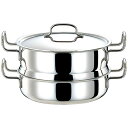 【まとめ買い10セット】宮崎製作所 ジオ・プロダクト全面7層 蒸し器付鍋25cm 日本製 ステンレス鍋 内祝い 結婚内祝い 出産内祝い 景品 結婚祝い 引き出物...
