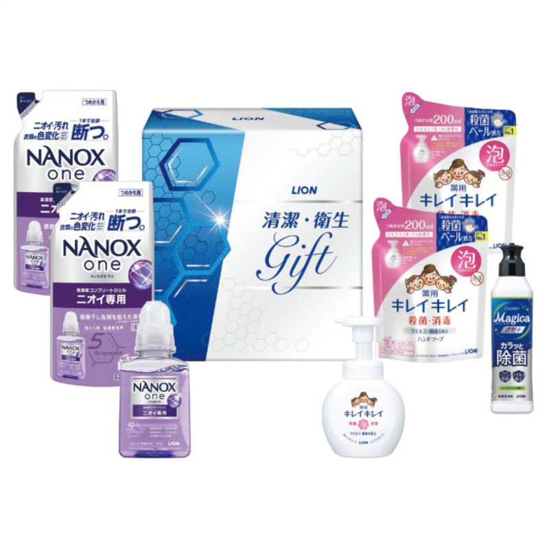 【まとめ買い10セット】 ライオン清潔・衛生ギフト LNS-30 日本製 洗剤 内祝い 結婚内祝い 出産内祝い 景品 結婚祝い 引き出物 香典返し クーポン配布中