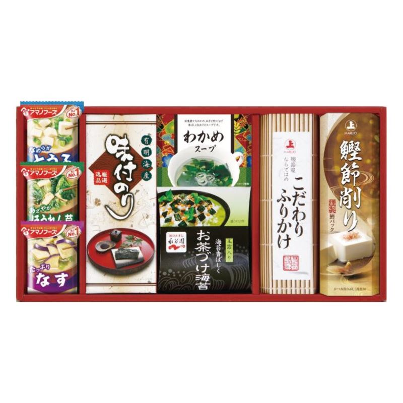 【まとめ買い10セット】創愛 アマノフーズ&永谷園食卓セット BS-30R 日本製 海苔 内祝い 結婚内祝い 出産内祝い 景品 引き出物 香典返し クーポン配布中