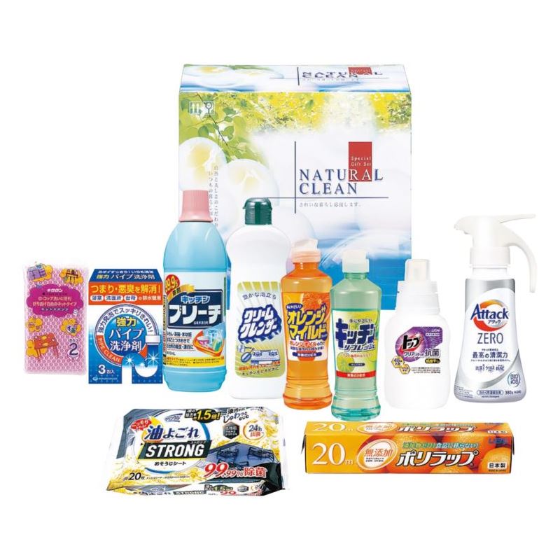 【まとめ買い10セット】北陸化成 ギフト・ナチュラルクリーン GNC-507N 日本製 洗剤 内祝い 結婚内祝い 出産内祝い 景品 引き出物 香典返し クーポン配布中