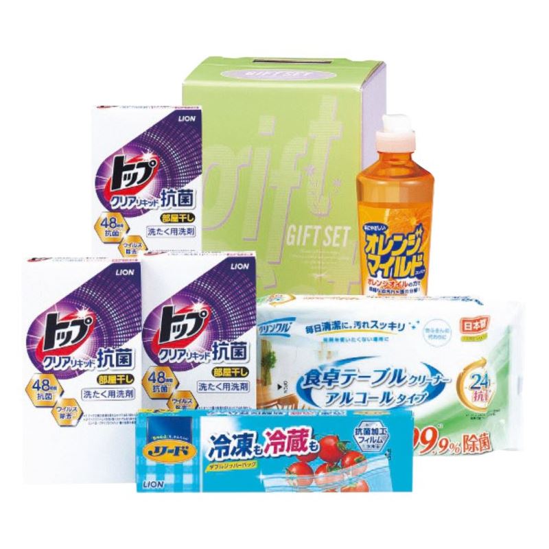 【まとめ買い5セット】丸康 クリーンランドリー&キッチンセット KKR-20N 日本製 洗剤 内祝い 結婚内祝い 出産内祝い 景品 引き出物 香典返し クーポン配布中