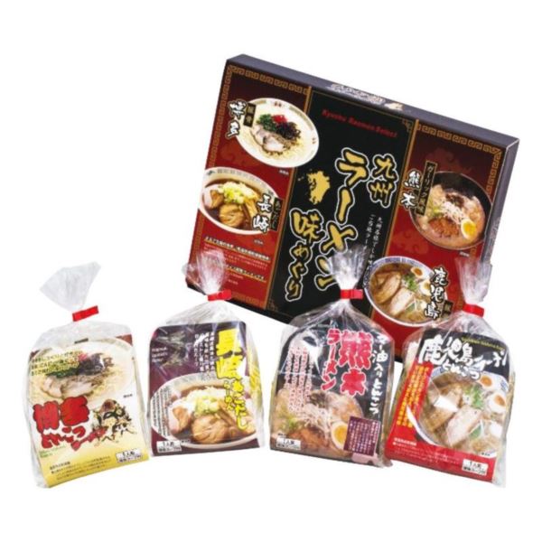 エン・ダイニング 九州ラーメン味めぐり4食 KK-10 日本製 麺類 - 内祝い 結婚内祝い 出産内祝い 景品 結婚祝い 引き出物 香典返し クーポン配布中