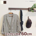 ハンギングレール アイボリー セピア ブラウン 600mm 60cm 壁インテリア オリジン ウォールラックシリーズ 長押レール なげしレール 60cm フック...