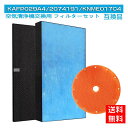 ダイキン 空気清浄機 フィルター 集塵フィルター KAFP029A4 脱臭フィルター 2074191 ダイキン 加湿フィルターknme017c4 加湿空気清浄機フィルター kafp029a4 互換品(1セット) DAIKIN 加湿器 空気清浄機 互換