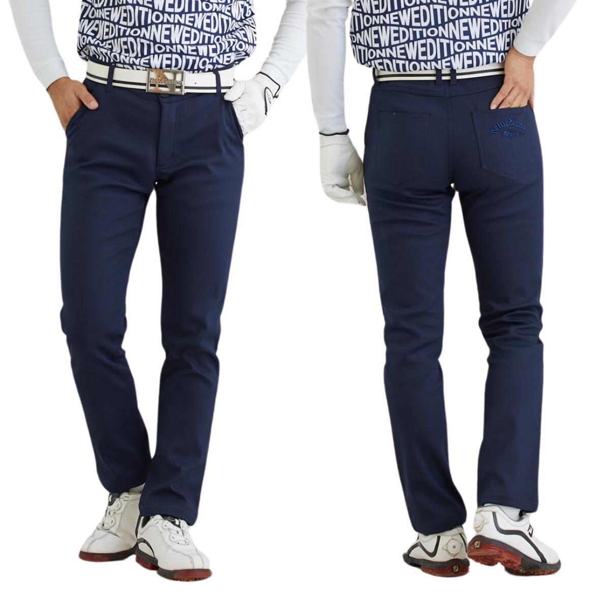 楽天市場】ゴルフウェア メンズ 冬（カラーネイビー）（ゴルフ