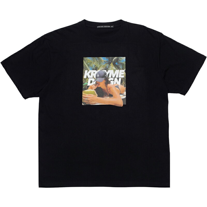 Tシャツ"BEACH GIRL"モデル着用サイズ：180cm/XL