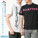 tシャツ ゴルフウエア ハイネック 半袖 モックネック 接触冷感 ゴルフTシャツ ゴルフT メンズ ゴルフ 半袖 無地 速乾 ドライ 通気性 消臭 清涼 ユニセックス 男女兼用 夏 夏服 夏物 M L XL XXL ステラセブンティーセブンゴルフ