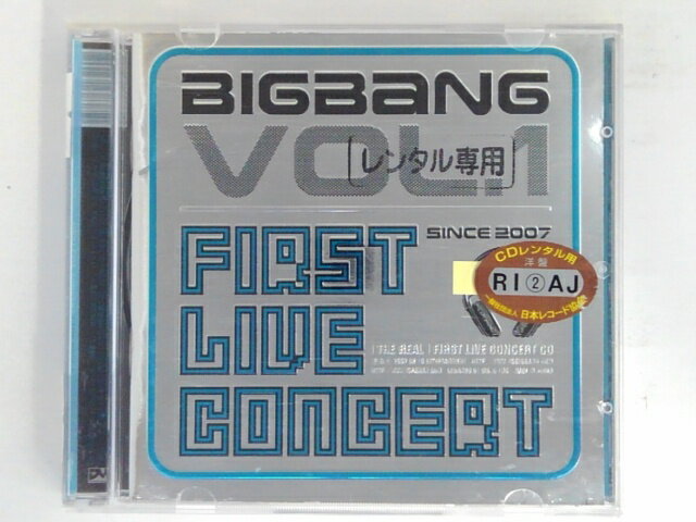 ZC05956【中古】【CD】BIG BANG FIRST LIVECONCERT |THE REAL|/BIG BANG(輸入盤)