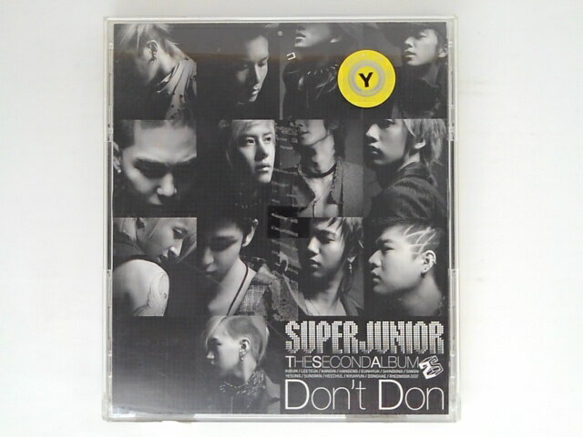 ZC06346【中古】【CD】THE SECOND ALBUMDon’t Don/SUPERJUNIOR