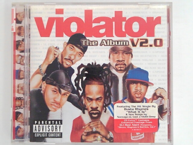 【収録曲】 　【01】Intro 　【02】What It Is/Violator featuring Busta Rhymes 　【03】Grimey/Violator featuring Noreaga 　　他全17曲収録 　　　※CD EXTRA 仕様 ※歌詞カードに擦れあり ～商品状態に関しまして～ 　●　中古商品のため、特典などの付属品、帯は 　　　ついていない場合がございます。 　●　輸入盤では歌詞カードや日本語対訳がついていない 　　　場合がございます。 　●　2枚組ケースや紙ジャケットケースなどの 　　　特殊ケースの場合、汚れやひび、割れ、変色等が 　　　あっても現状発送となります。 ★必ずお読みください★ -------------------------------------------------------- 【送料について】 ●　1商品につき送料：300円 ●　10000円以上で送料無料 ●　商品の個数により、ゆうメール、佐川急便、　　ゆうパックのいずれかで発送いたします。 　　当社指定の配送となります。 　　配送業者の指定は承っておりません。 -------------------------------------------------------- 【商品について】 　　●　VHS、DVD、CD、本はレンタル落ちの中古品で 　　　　ございます。 　　 　　 　　●　ケース・ジャケット・ディスク本体に 　　　　バーコードシール等が貼ってある場合があります。 　　　　クリーニングを行いますが、汚れ・シール等が 　　　　残る場合がございます。 　　●　映像・音声チェックは行っておりませんので、 　　　　神経質な方のご購入はお控えください。 --------------------------------------------------------