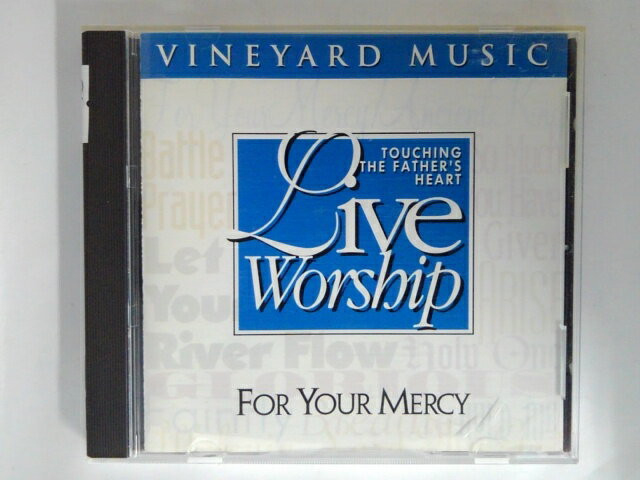 ZC08499【中古】【CD】TOUCHING THE FATHER'SHEART VOL.25FOR YOUR MERCY(輸入盤)