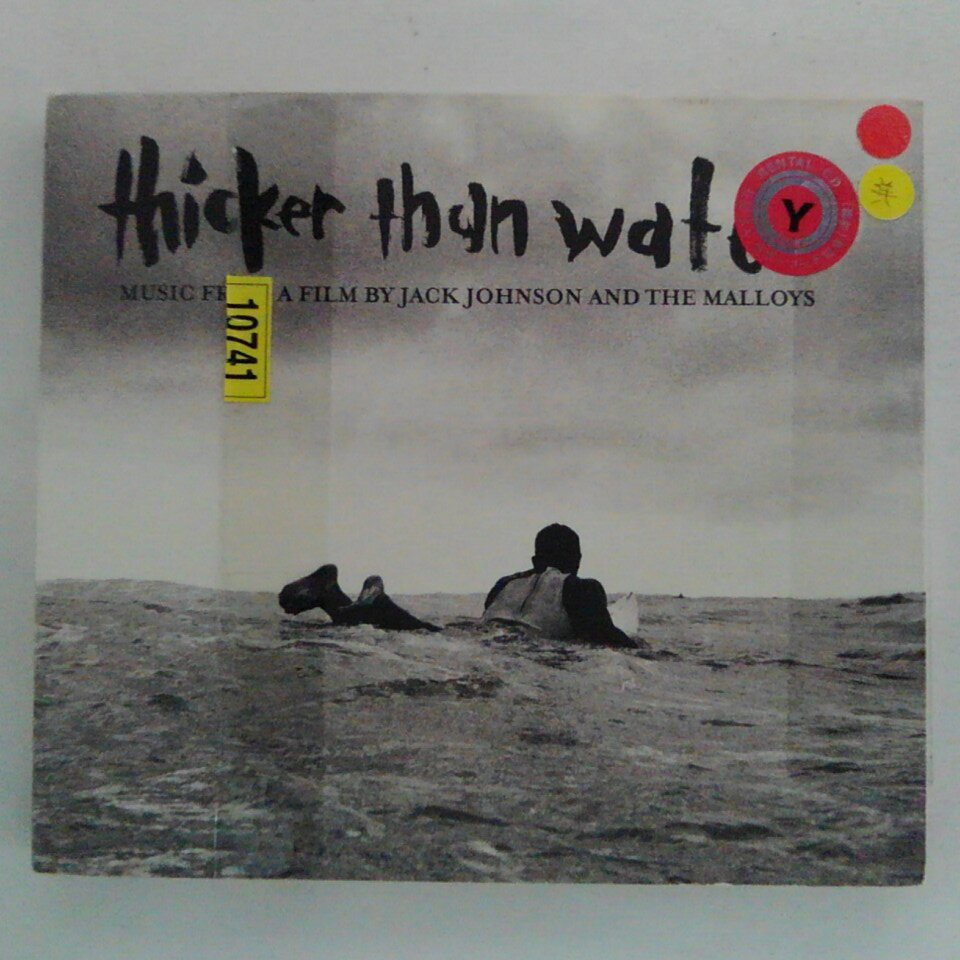 ZC11834【中古】【CD】thicker than waterMUSIC FROM A FILM BY JACK JOHNSON AND THE MALLOYS