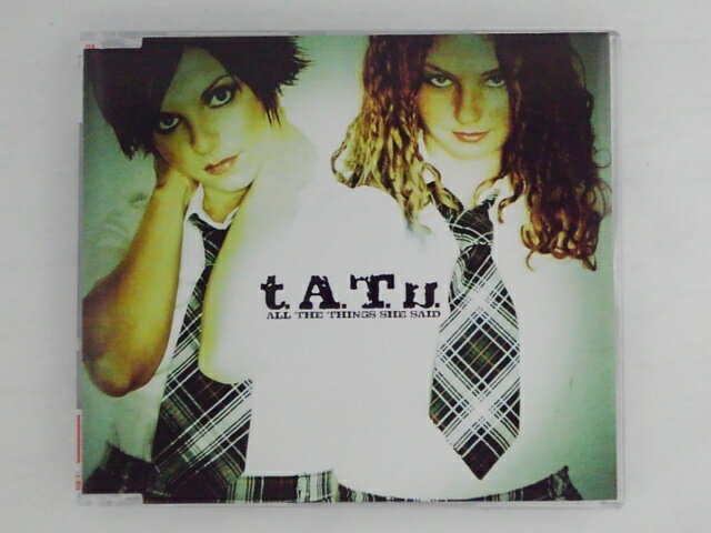 ZC71434【中古】【CD】ALL THE THINGS SHE SAID/t.A.T.u