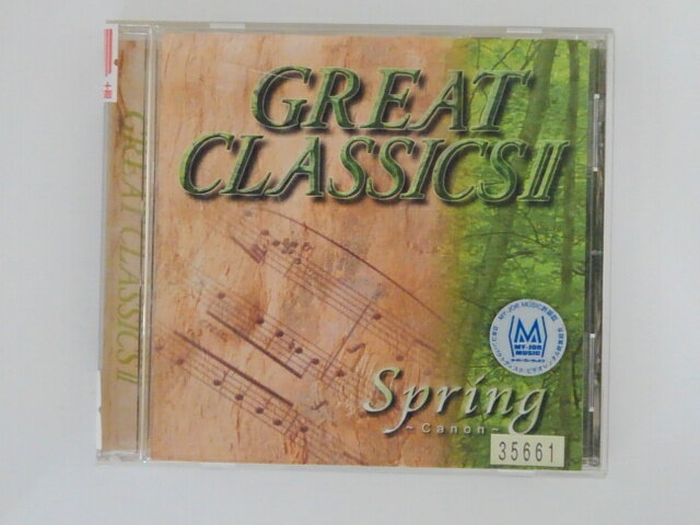 ZC75504【中古】【CD】GREAT CLASSICS II Spring-カノン-