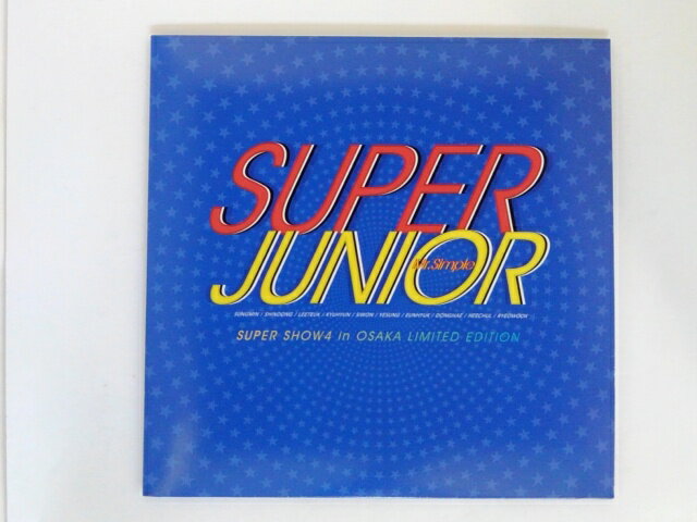 ZC81720【中古】【CD】Mr.Simple Super show4in osaka limited edition/SUPER JUNIOR