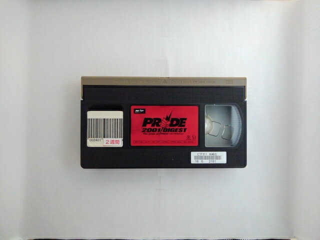 ZV02612【中古】【VHS】PRIDE 2001 DIGESTThe pride of PRIDEベストバウトコレクション