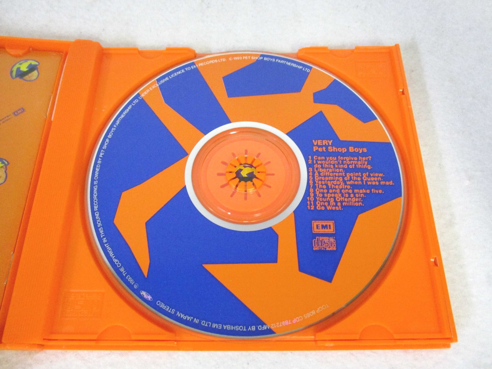 AC00450 【中古】 【CD】 ヴェリー/ペット・ショップ・ボーイズ