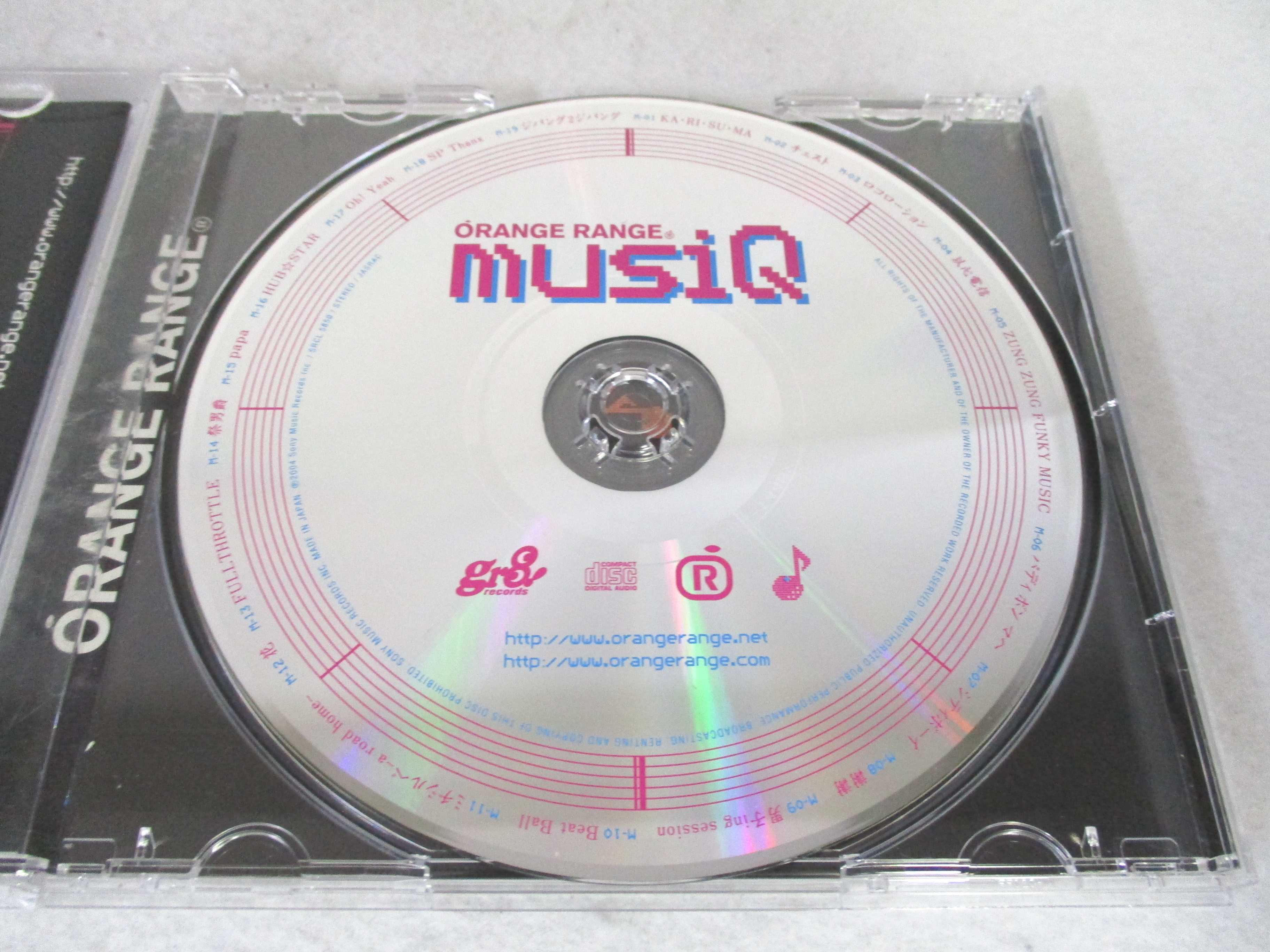 AC02415 【中古】 【CD】 musiQ/ORANGE RANGE