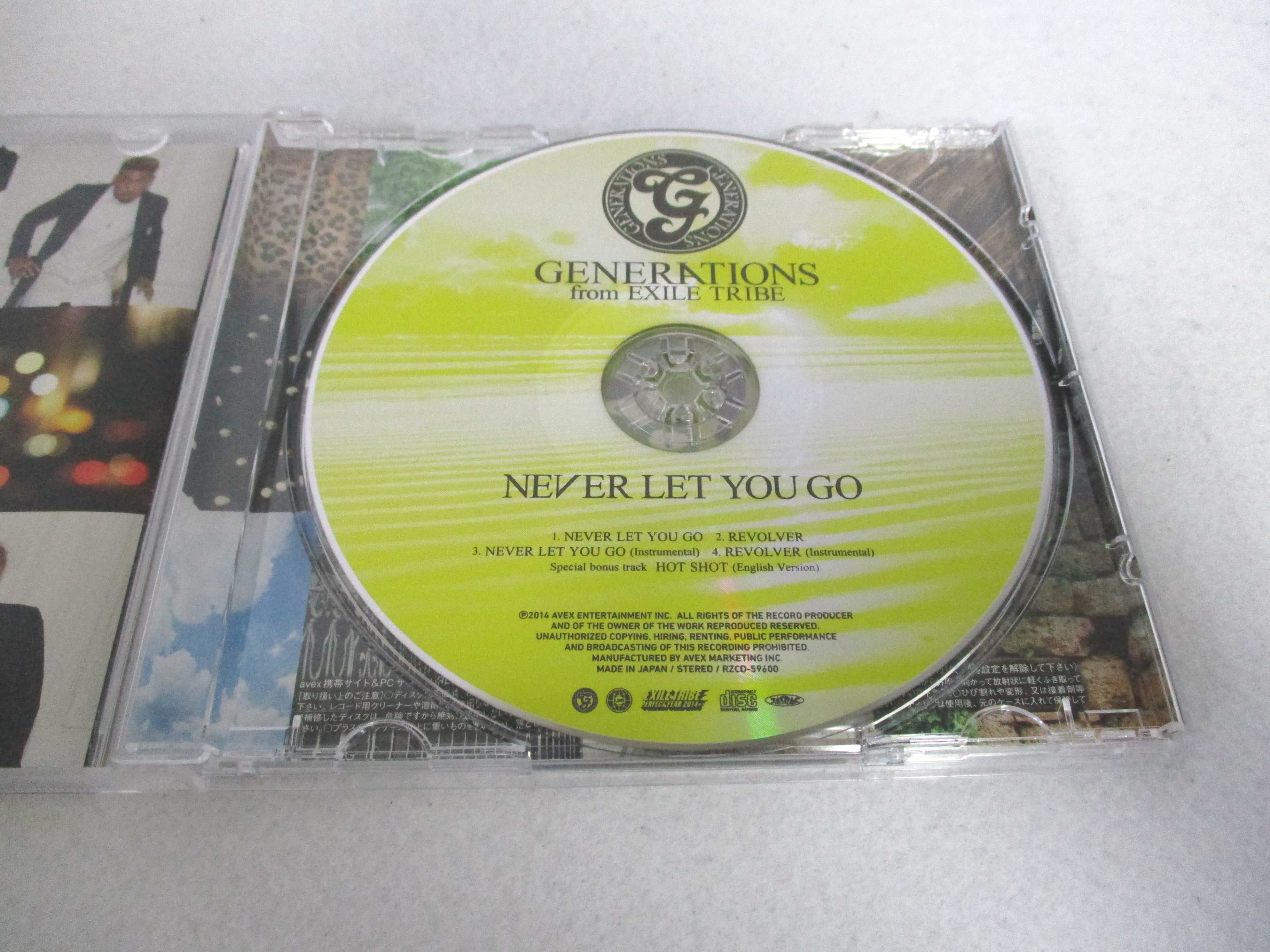 AC05762 【中古】 【CD】 NEVER LET YOU GO/GENERATIONS from EXILE TRIBE