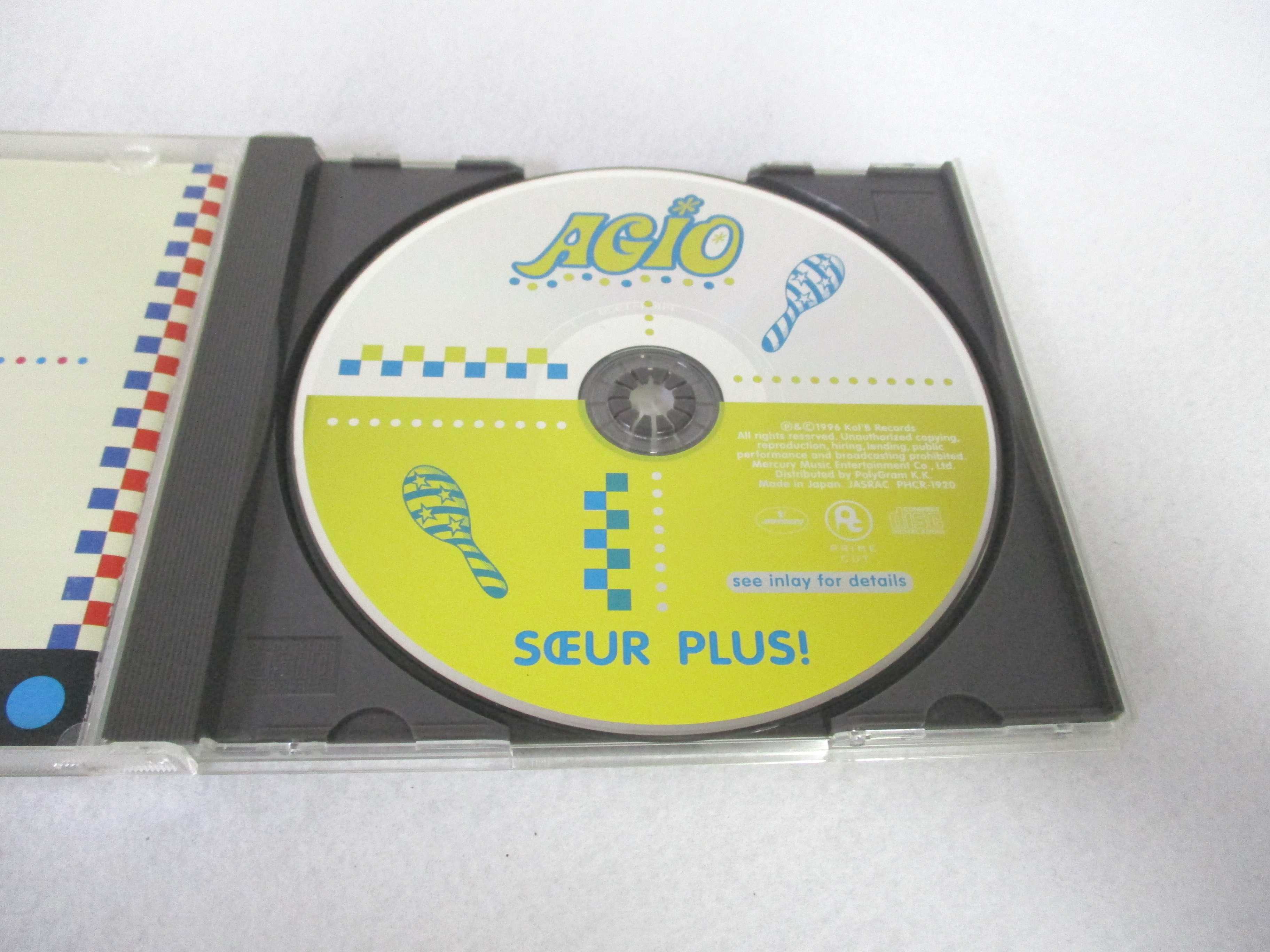 AC06313 【中古】 【CD】 AGIO/SOEUR PLUS!
