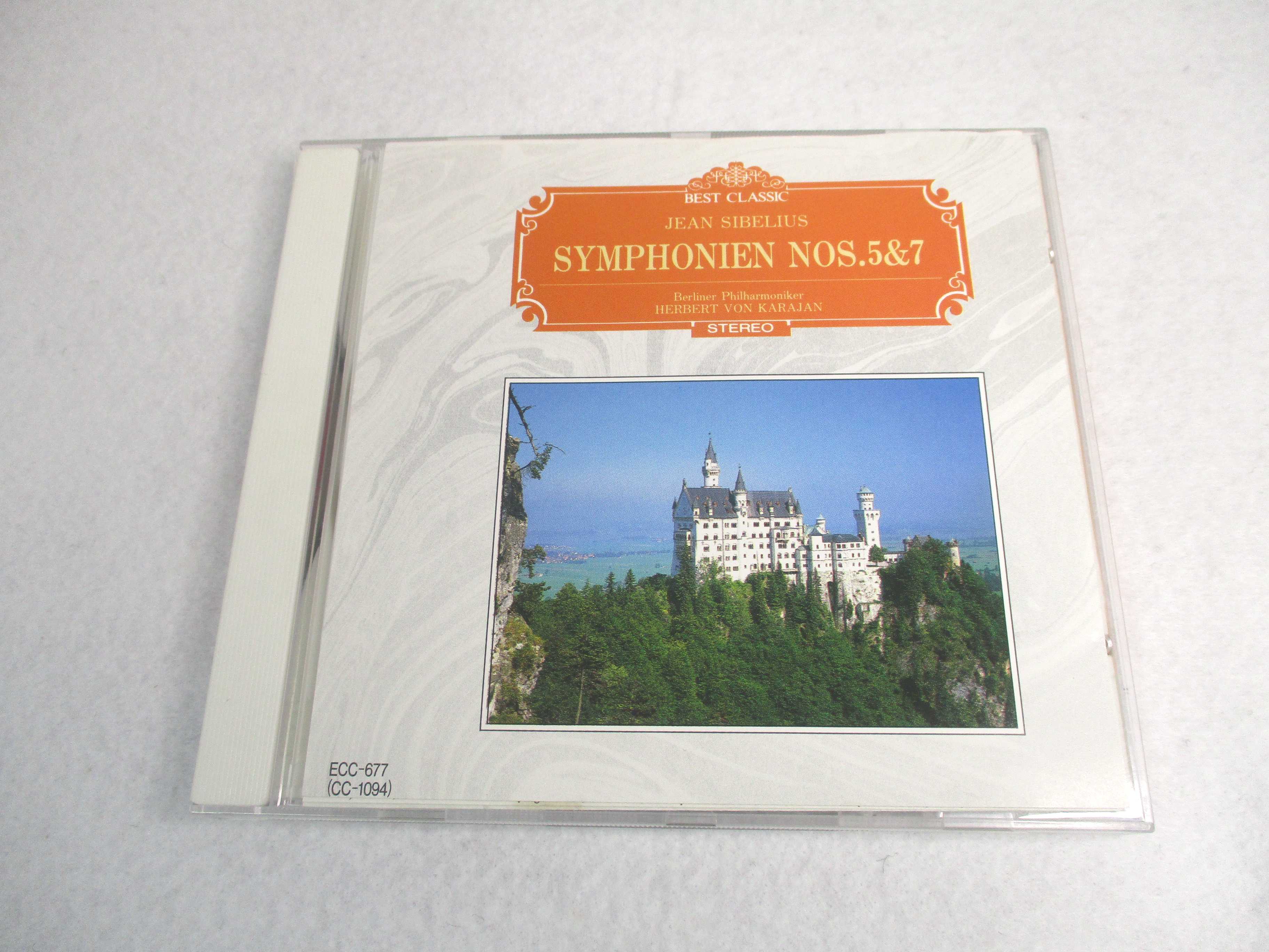 AC07274 yÁz yCDz BEST CLASSIC SYMPHONIEN NOS.5&7/JEAN SIBELIUS