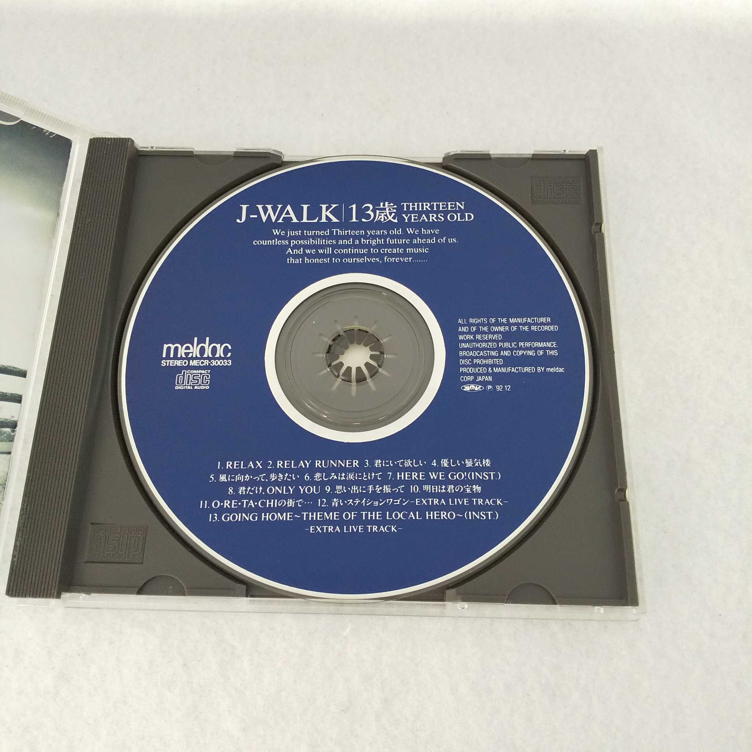 AC07625 【中古】 【CD】 13歳 THIRTEEN YEARS OLD/J-WALK