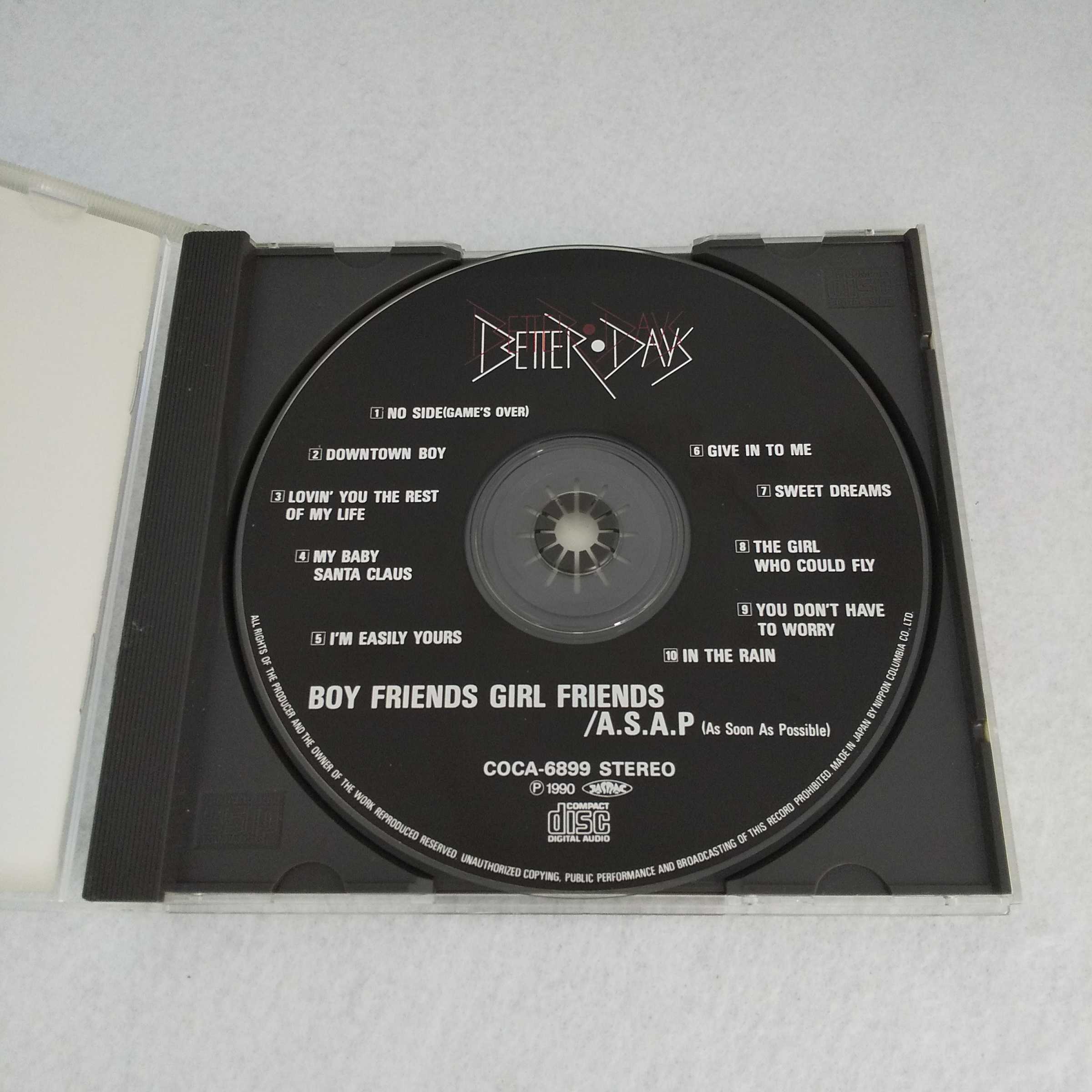 AC08085 【中古】 【CD】 BOY FRIENDS GIRL FRIENDS/A.S.A.P. (As Soon As Possible)