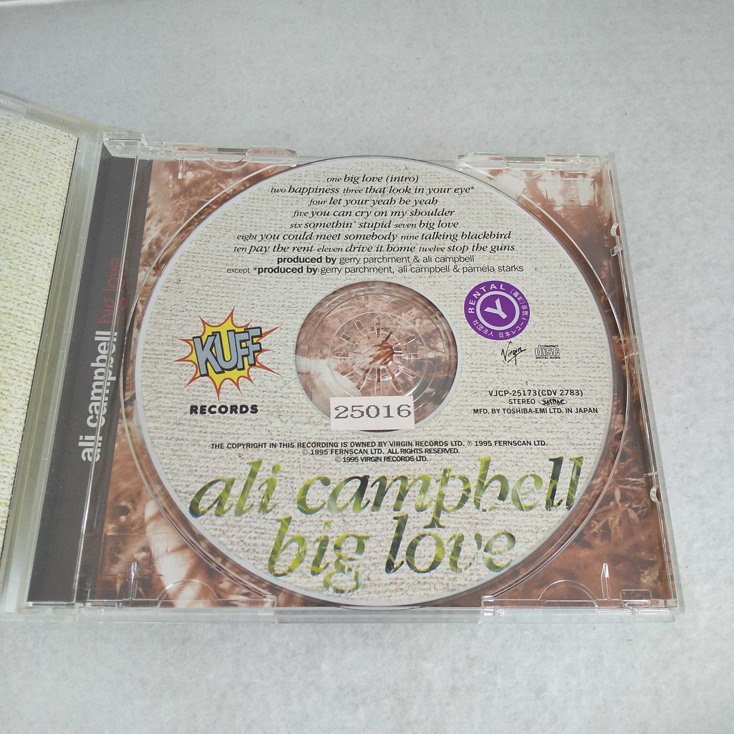 AC09114 【中古】 【CD】 big love/ali campbell