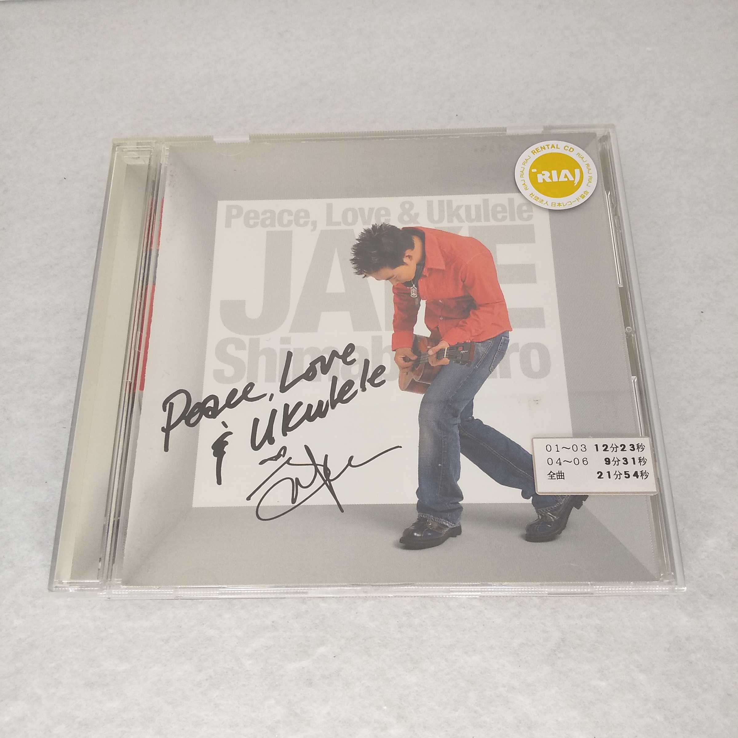 AC11347 【中古】 【CD】 Peace, Love & Ukulele/Jake Shimabukuro