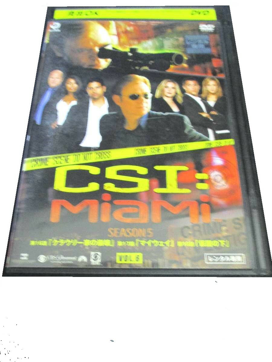 AD00671 【中古】 【DVD】 CSI:マイアミ シーズン5 VOL.6