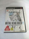 AG01010 【中古】 【ゲーム】 METAL GEAR SOLID 2 SONS OF LIBERTY / メタルギアソリッド 2 サンズ オブ リバティ/プレイステーション2/アクション