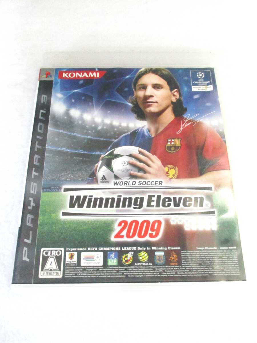 AG01140 【中古】 【ゲーム】 WORLD SOCCER WINNING ELEVEN 2009 / ワールドサッカー ウイニングイレブン 2009/プレイステーション3/スポーツ/アクション