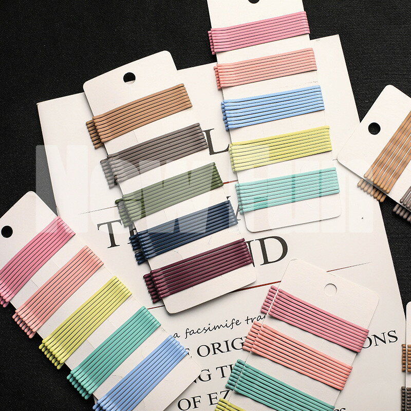 ヘアクリップ ヘアアクセ ヘアピン ヘアアクセアリー シンプル 5色 セット