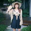 水着セット 大きいサイズ ワンピース水着 長袖 カーディガン 体型カバー 韓国風 レース 透け感 可愛い プラスサイズ ハイウエスト フリルスカート ブラック ...