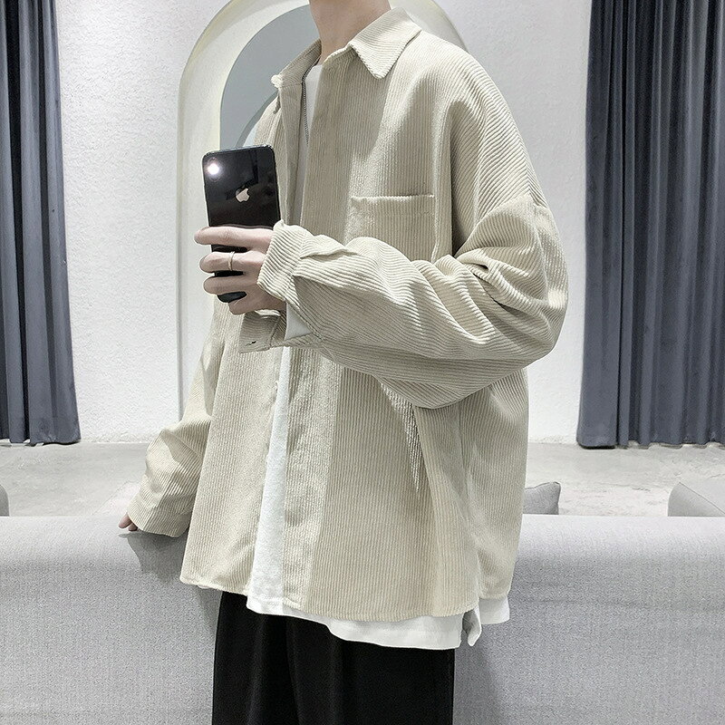 長袖 シャツ メンズ シャツ シンプル おしゃれ カジュアル ゆったり きれいめ 韓国系 ストリート モー..