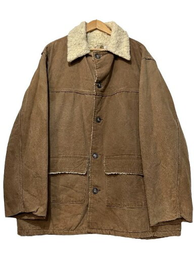 USA製 70s Carhartt Duck Wrange Coat 茶 50 カーハート ダック ランチコート ボアジャケット ブラウン 古着 【中古】 USA製 70s Carhartt Duck Wrange Coat 茶 50 カーハート ダック ランチコート ボアジャケット ブラウン 古着 【中古】